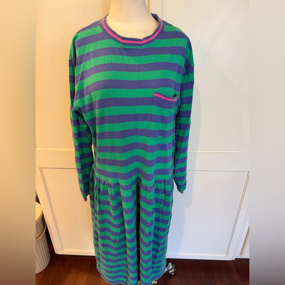 Eddie Bauer Vintage striped dress